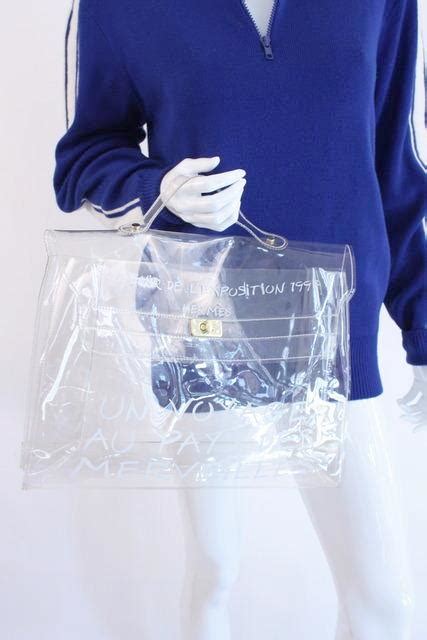 Vintage HERMES 1997 Clear Kelly Bag 